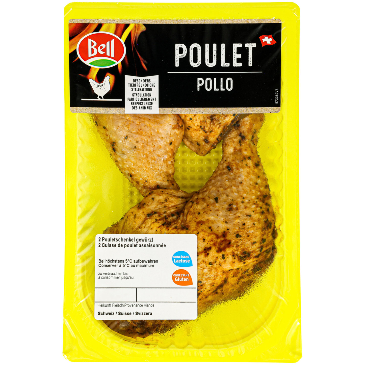 Bell Pouletschenkel gewürzt ca. 450g