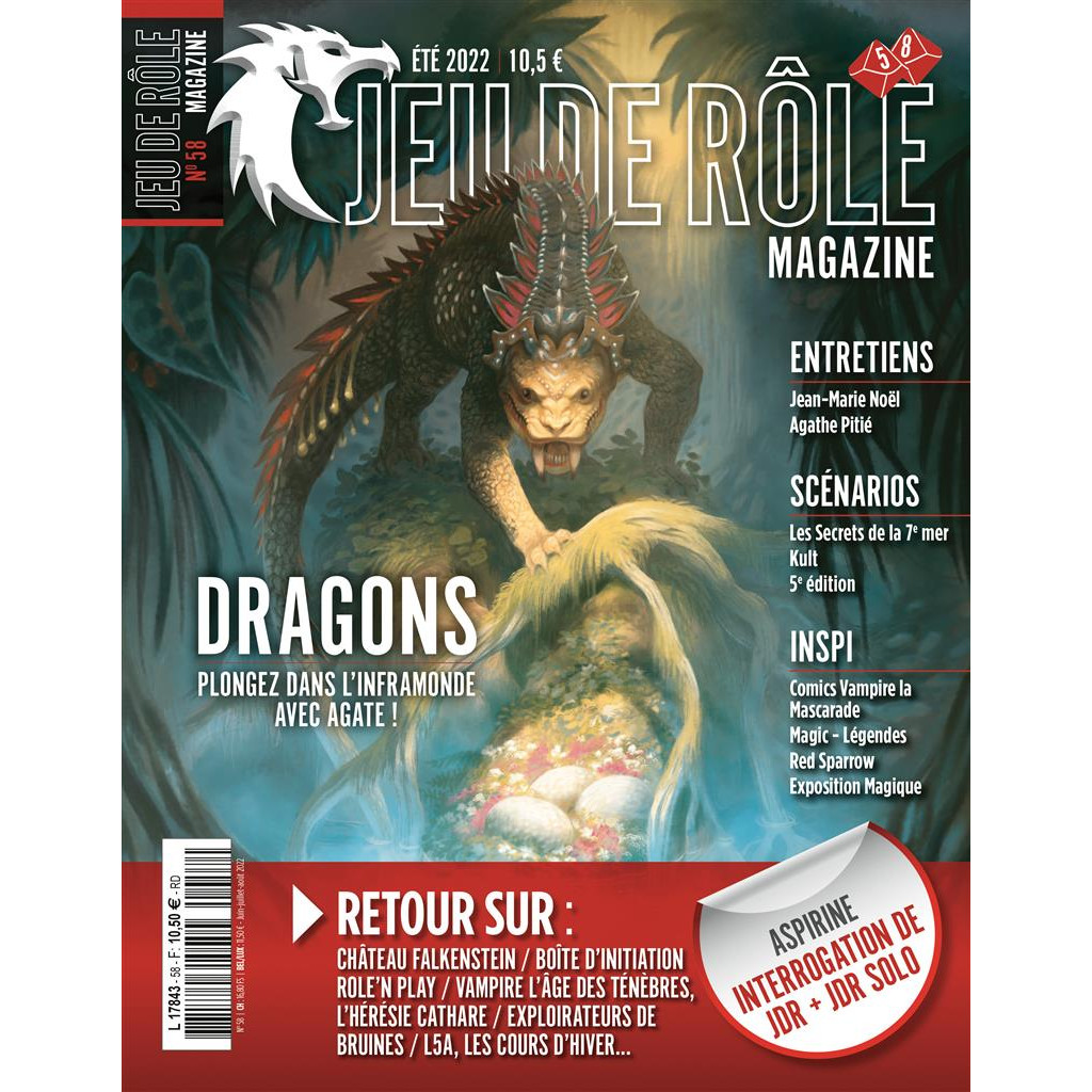 Jeu de Rôle Magazine n°58