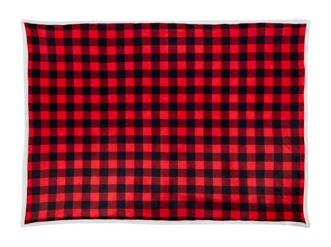 Couverture LIQUORICE 150 x 200 cm Rouge
