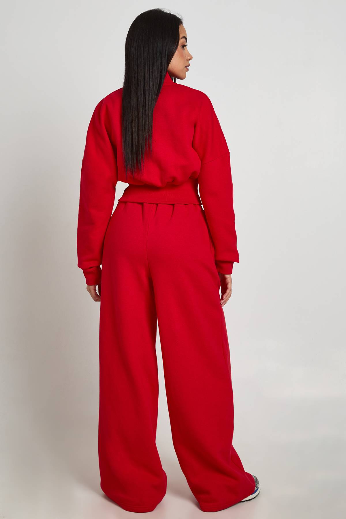 boohoo Ensemble De Survêtement Bomber À Ourlet Profond Avec Fermeture Zippée