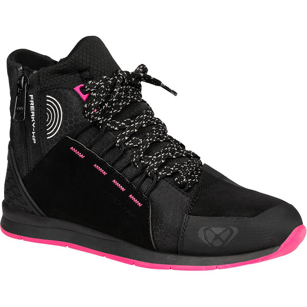 Ixon - Baskets femme Freaky Waterproof Lady Noir / Fuchsia