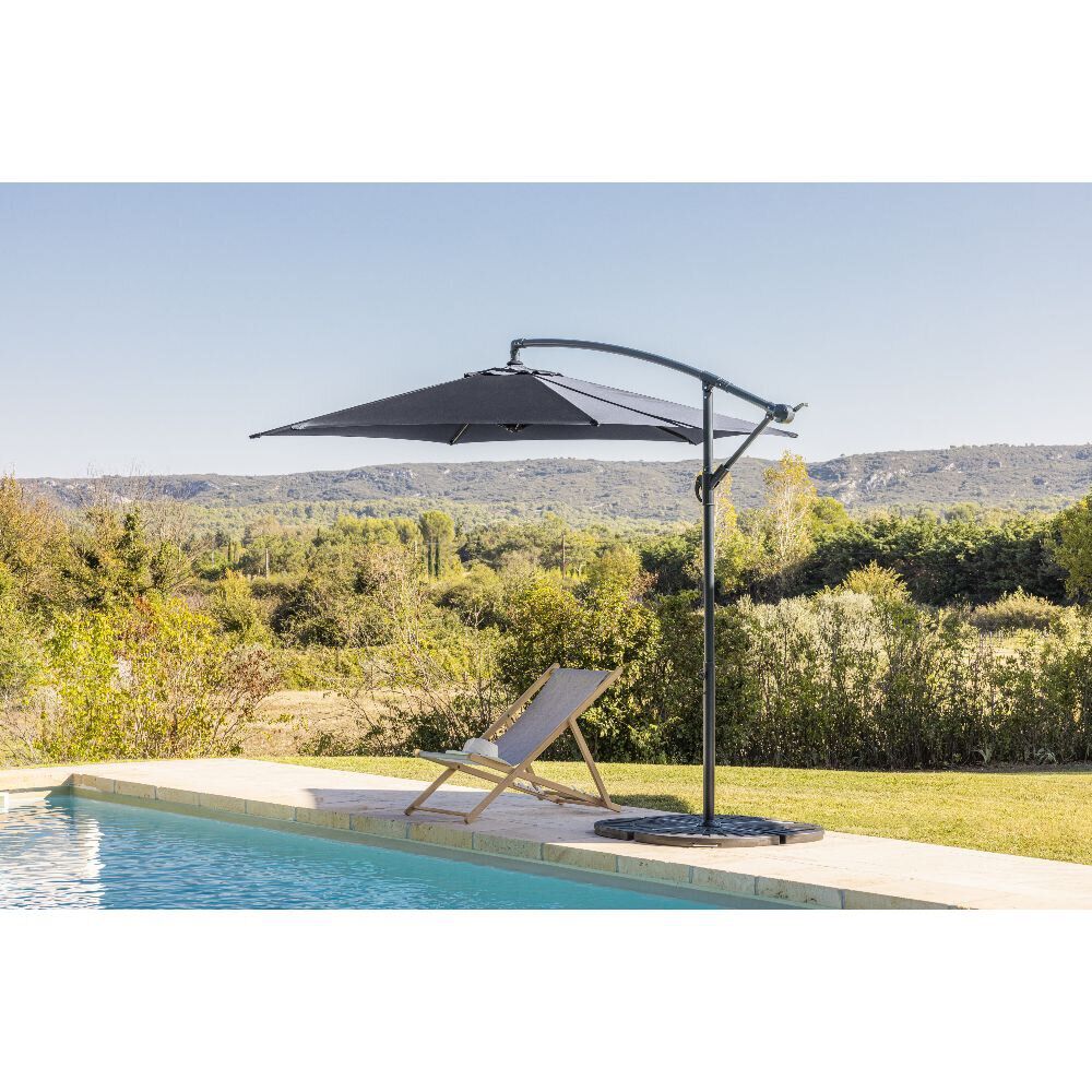 Parasol déporté Séville Ø300xH245cm