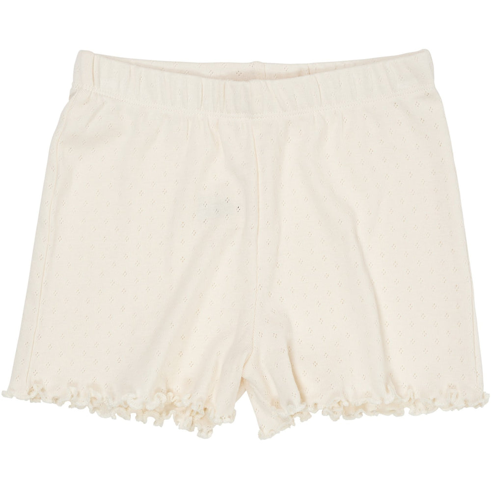 Køb COPENHAGEN COLORS Cream Summer Pointelle Shorts