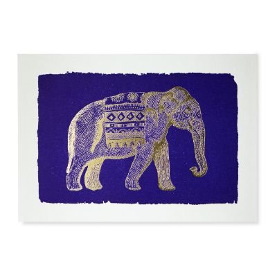 Blue Elephant Card