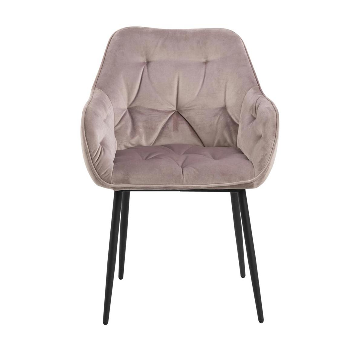 Eetkamerstoel Arian velvet Roze