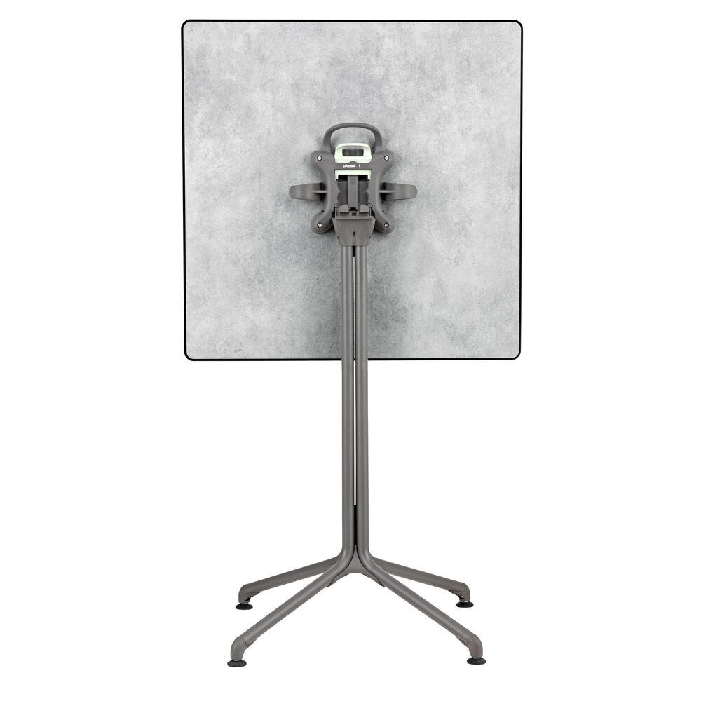 Quadratischer Esstisch 2/4-Sitzer Komforthöhe Horizon HPL Ciment