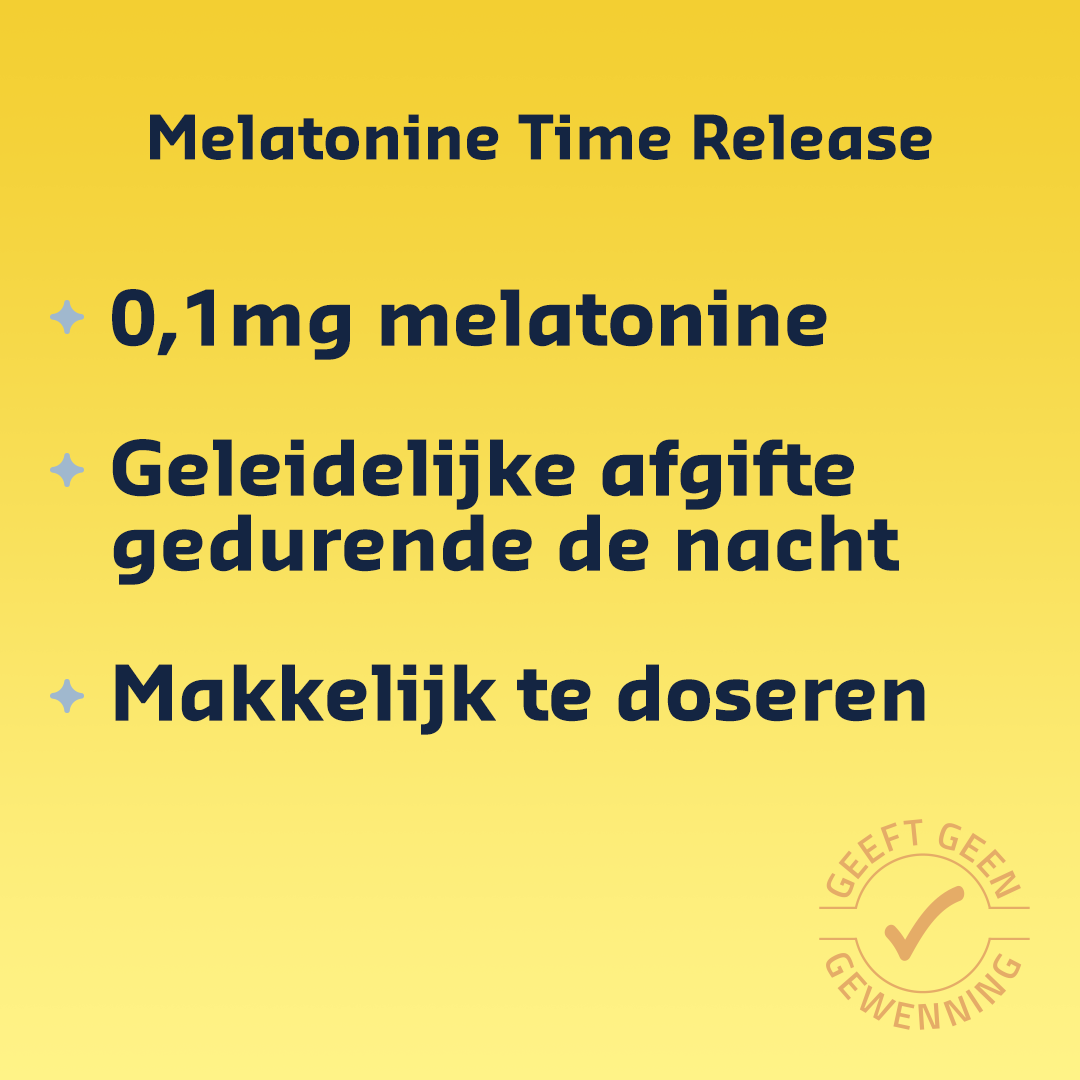Shiepz Melatonine Time Release (500 tabletten)