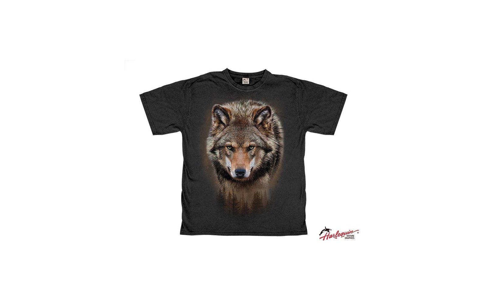 Harlequin Lone Wolf Dark Shadow Herren T-Shirt