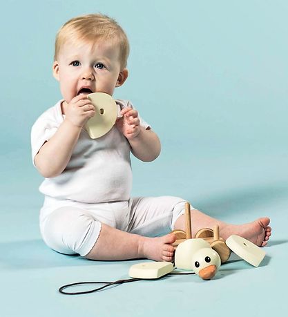 Hevea Stabeldyr - Kawan - Rubberwood - Beige