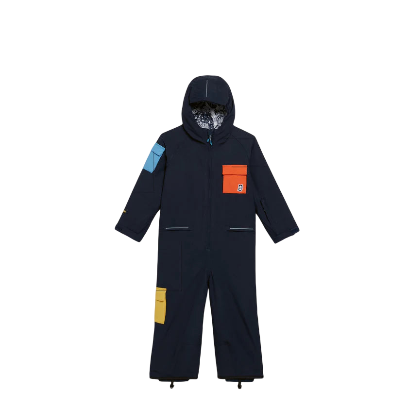Skianzug Quest True navy Corporate red