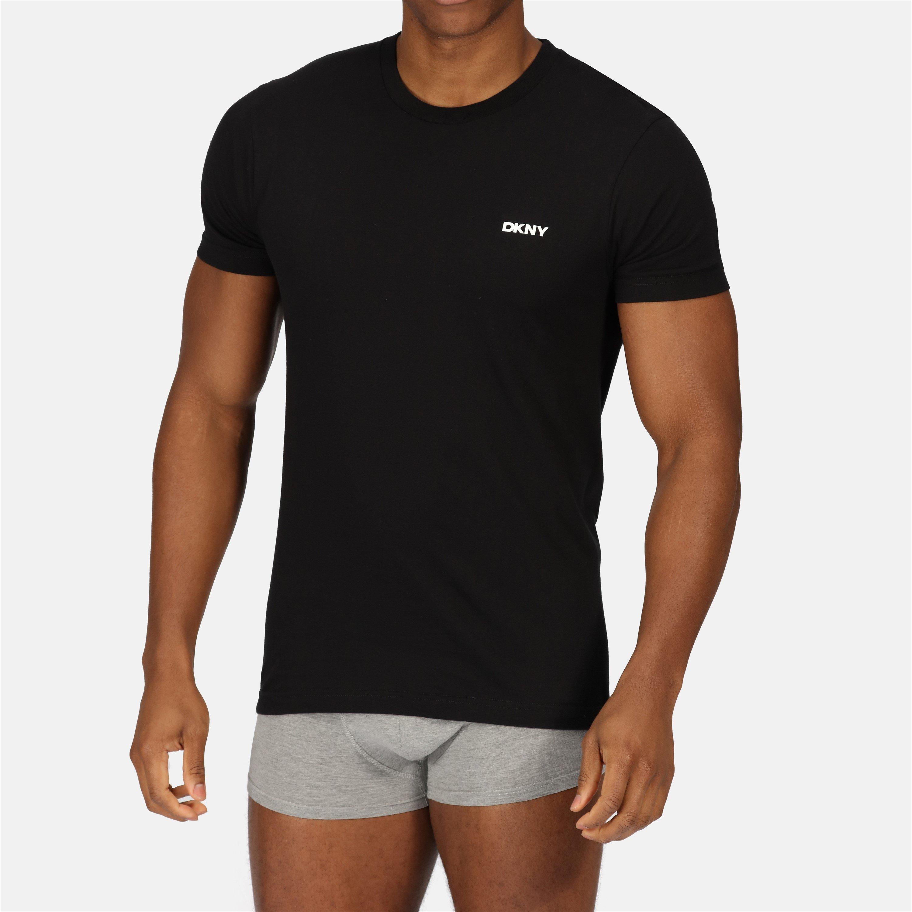 DKNY 3 Pack Short Sleeve T Shirt Mens