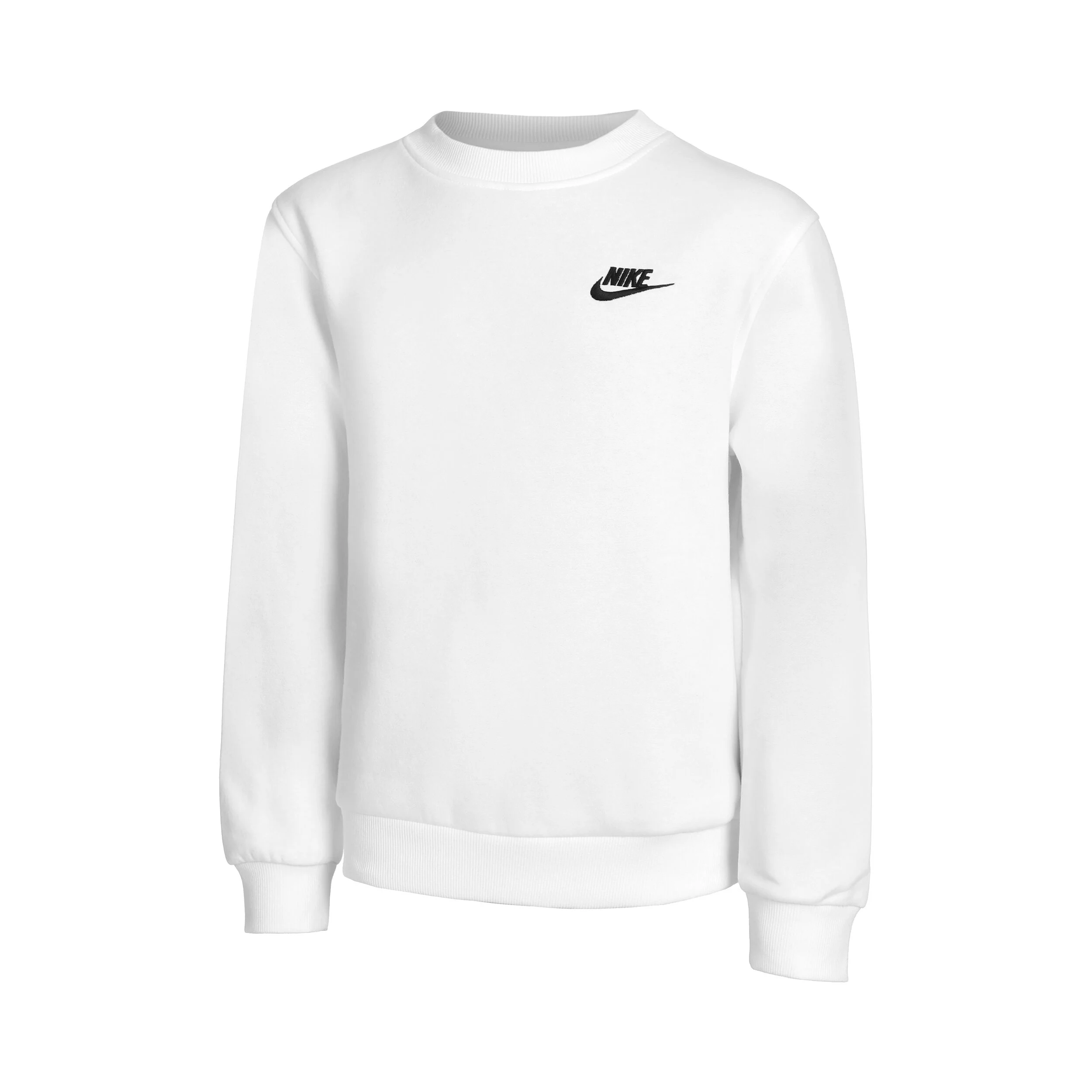 Nike Club Fleece Haut Manches Longues Enfants - Blanc