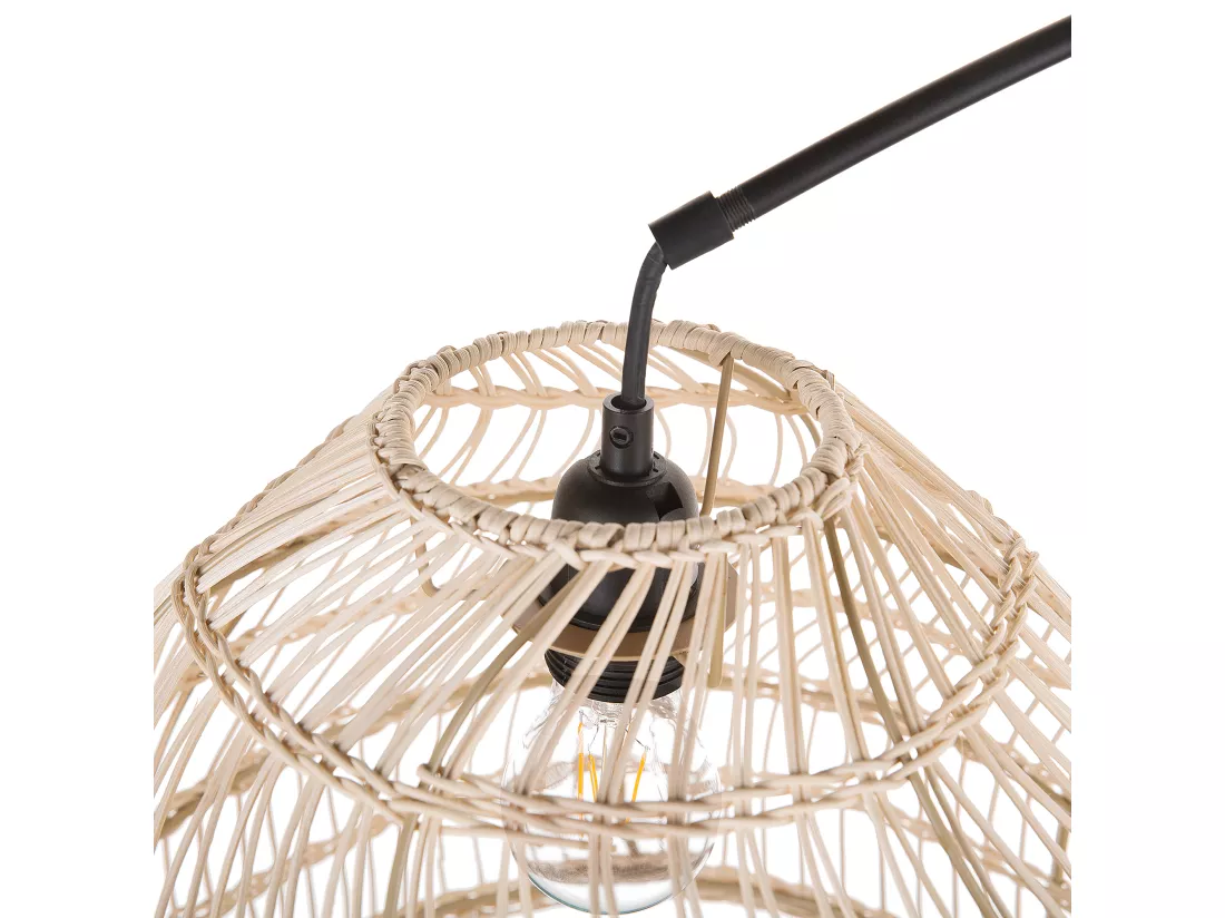 Lampadaire GUAVIARE Rotin Beige