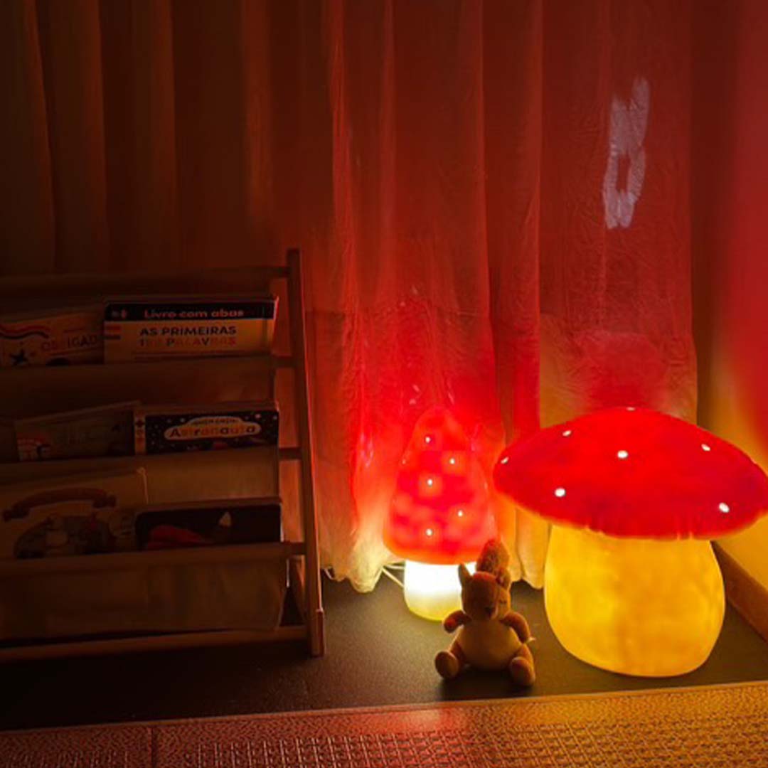 Egmont toys heico lamp zwam rood - 20 cm