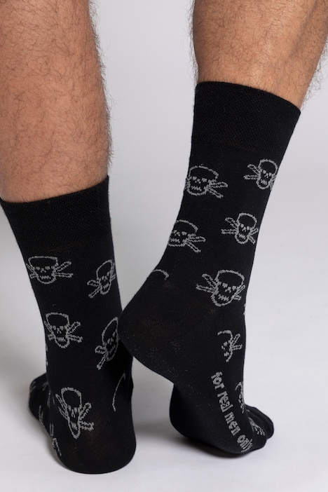 JP1880 Socken, 2er Pack, Totenkopf, Komfortbündchen, bis Gr. 51/53