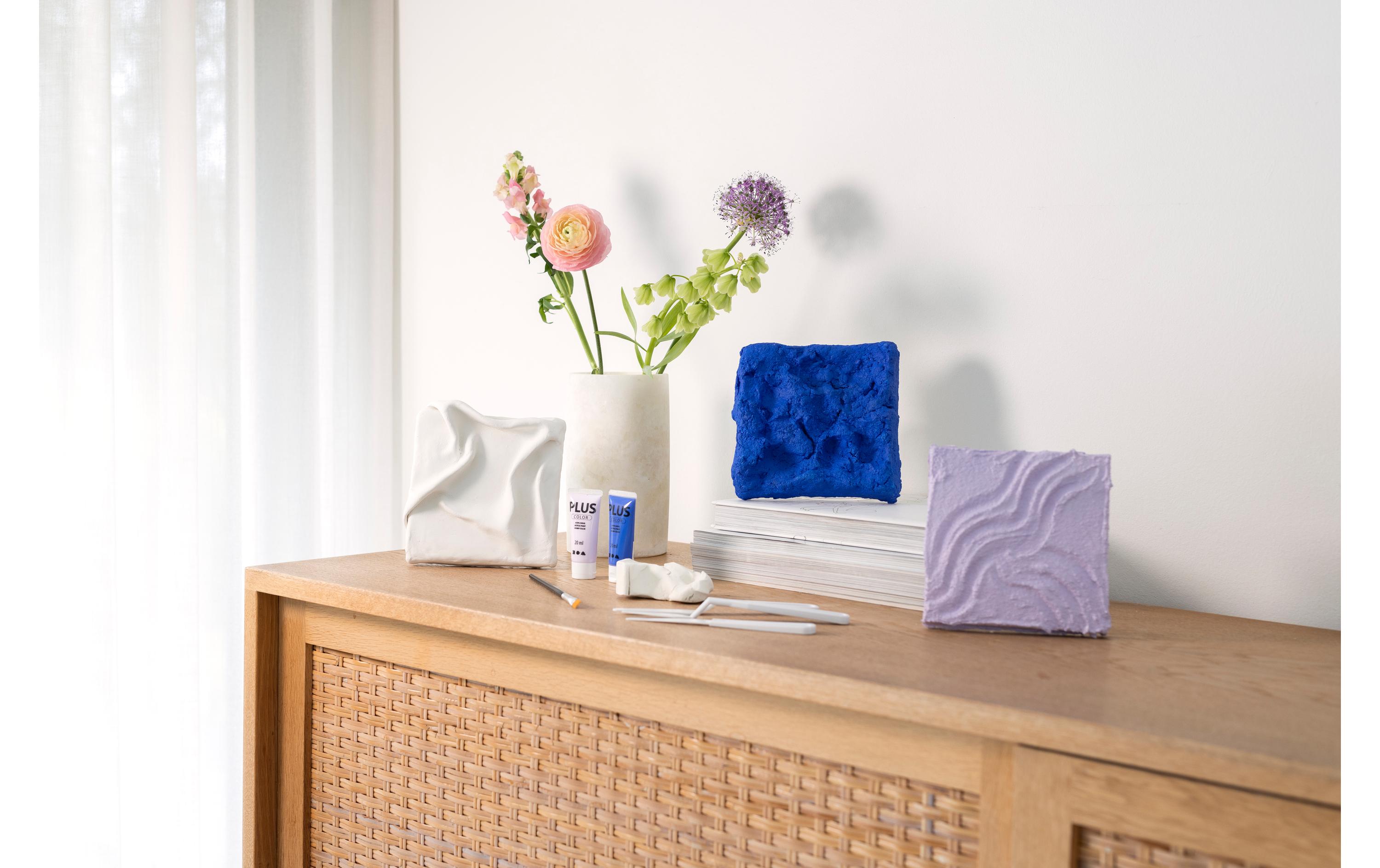 Modellier-Set Wandschmuck Blau/ViolettMaxi Kreativ Set