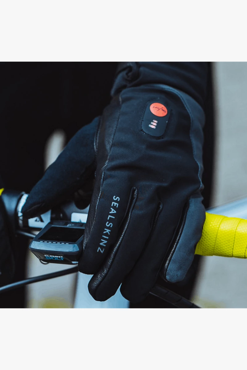 SEALSKINZ Waterproof Heated Cycle Bikehandschuh