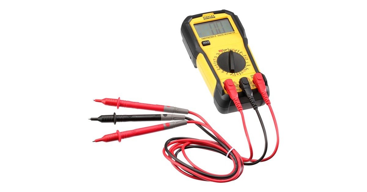 StanleyFatMax Digitale Multimeter FMHT82565-0 meetapparaat  (Zwart/geel)