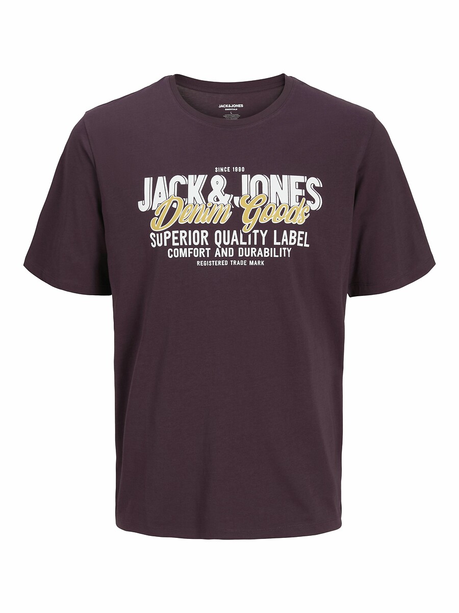 JACK & JONES<br>Camiseta de gola redonda com o logotipo Jje