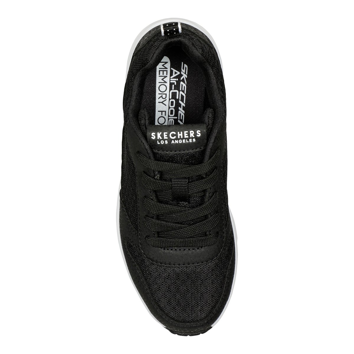 2X les points-Unopowex-jb-Baskets - Talon plat - Noir