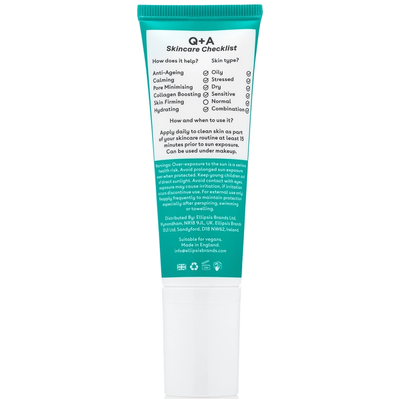 Q+A Niacinamide Balancing Face Sunscreen SPF 50 - 50 ml