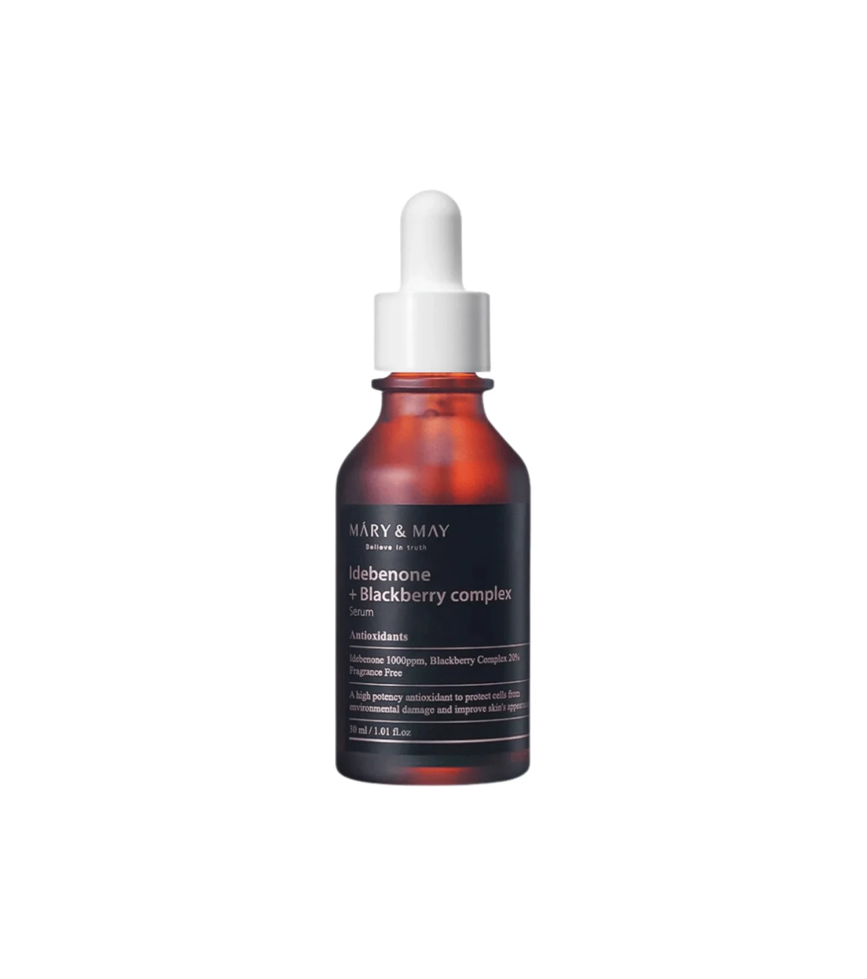 Mary & May - Sérum facial antienvelhecimento Idebenone + Blackberry Complex