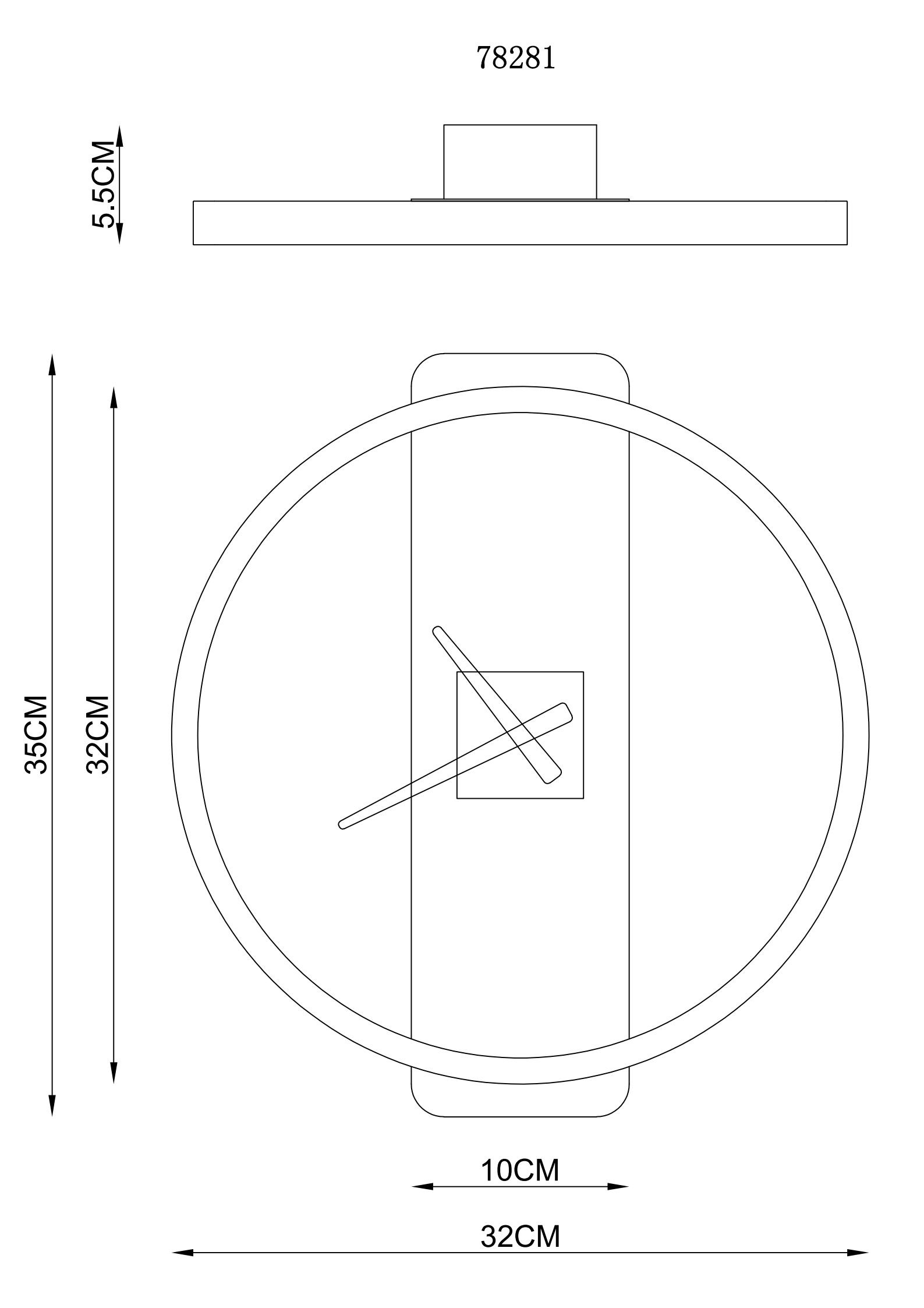 Wanduhr SUSSY