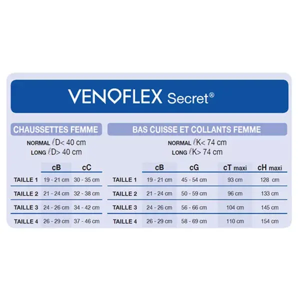 Meias Venoflex Secret Class 2 Longas Tamanho 5+ Bege Dourado