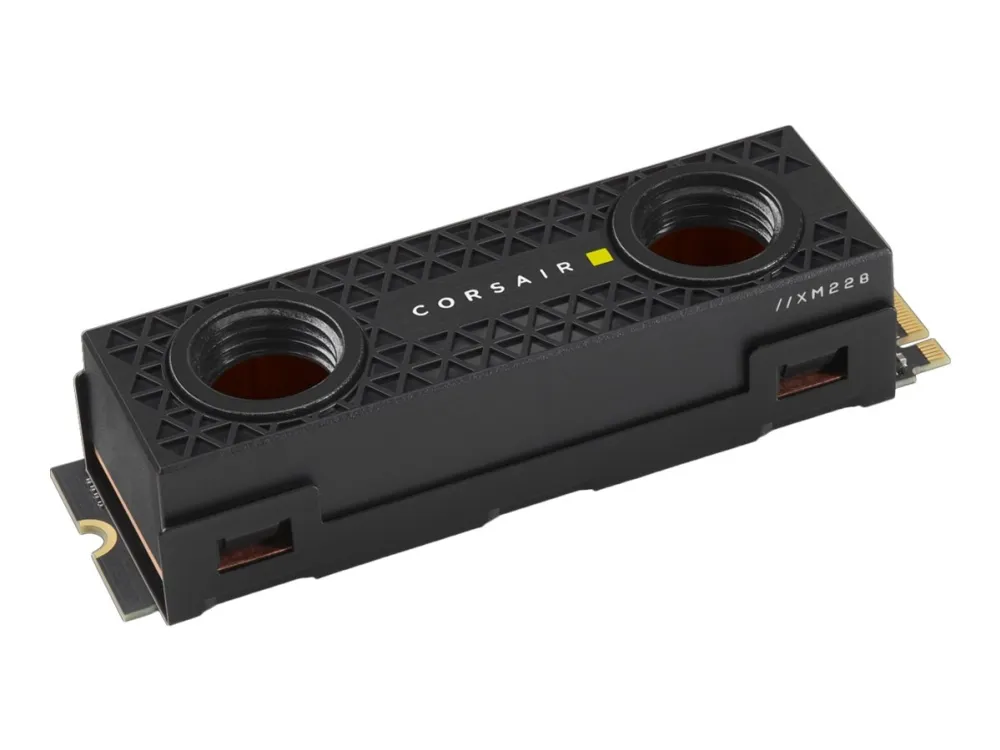CORSAIR MP600 PRO XT - Hydro X Edition - SSD - krypteret - 4 TB - intern - M.2 2280 - PCIe 4.0 x4 (NVMe) - 256-bit AES - sort