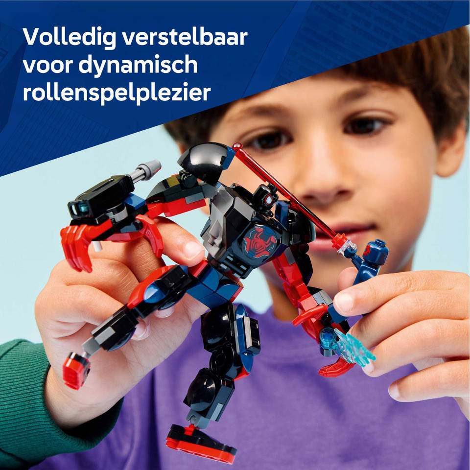 LEGO Marvel Miles Morales mecha vs. Spider-Man 76337