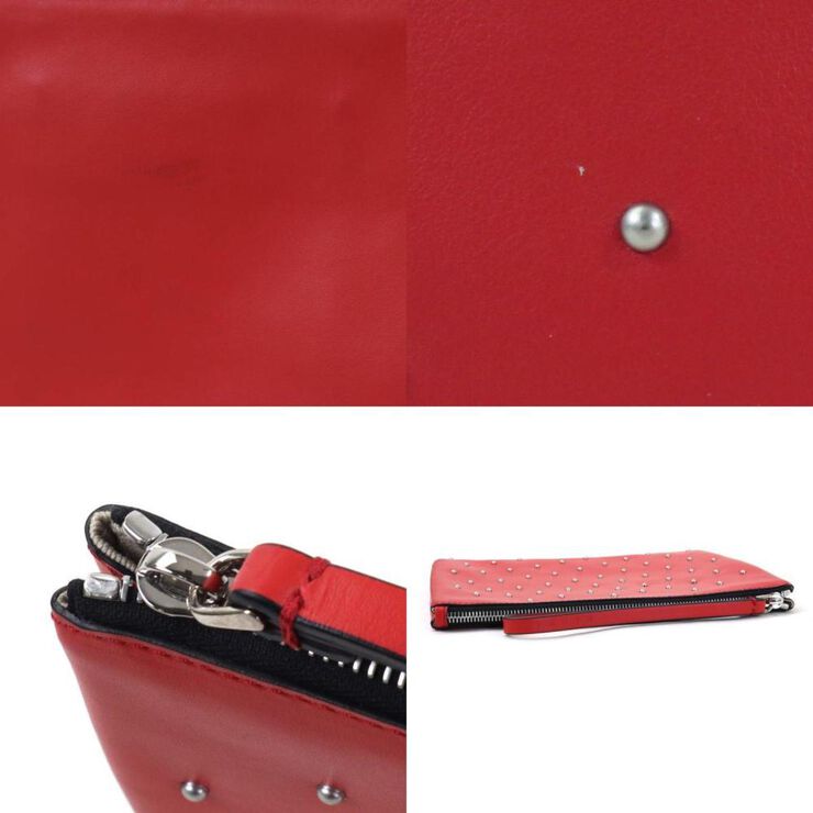 Marni Vintage Marni Clutch Red