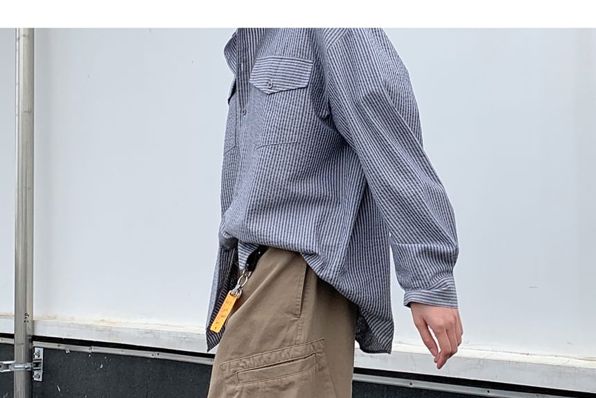 Vernanah - Mid Rise Plain Cargo Shorts