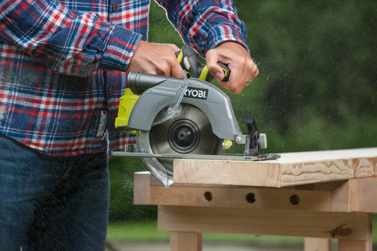 Ryobi R18CS7-0 BL ONE  18V Li-Ion accu cirkelzaag body - 184mm - koolborstelloos