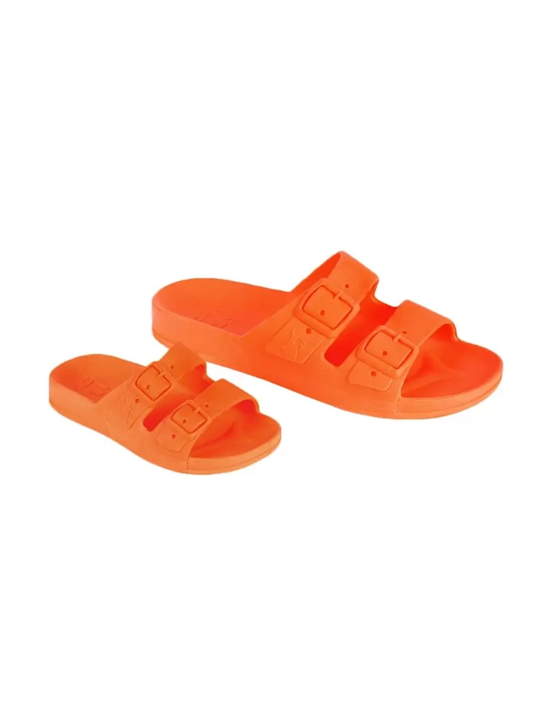 cacatoes Claquettes Femme Bahia Women Orange Fluo