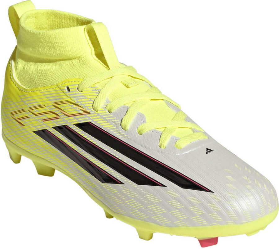 Adidas f50 league mid fg mg j Voetbal schoen firm ground Geel