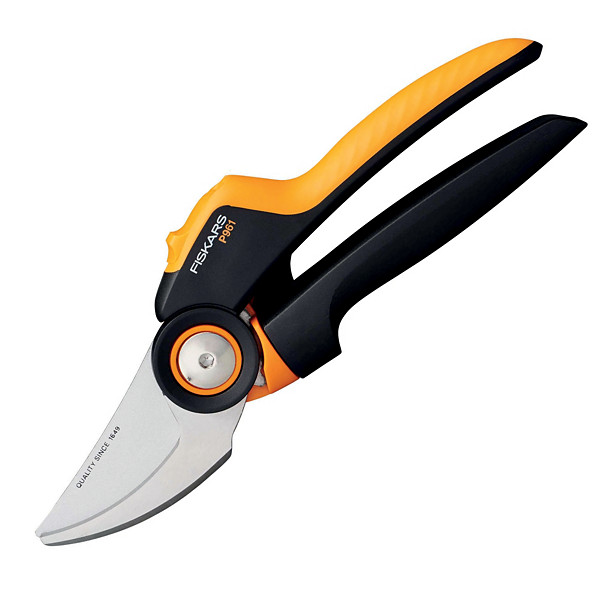 Sécateur en acier trempé Fiskars à lame franche