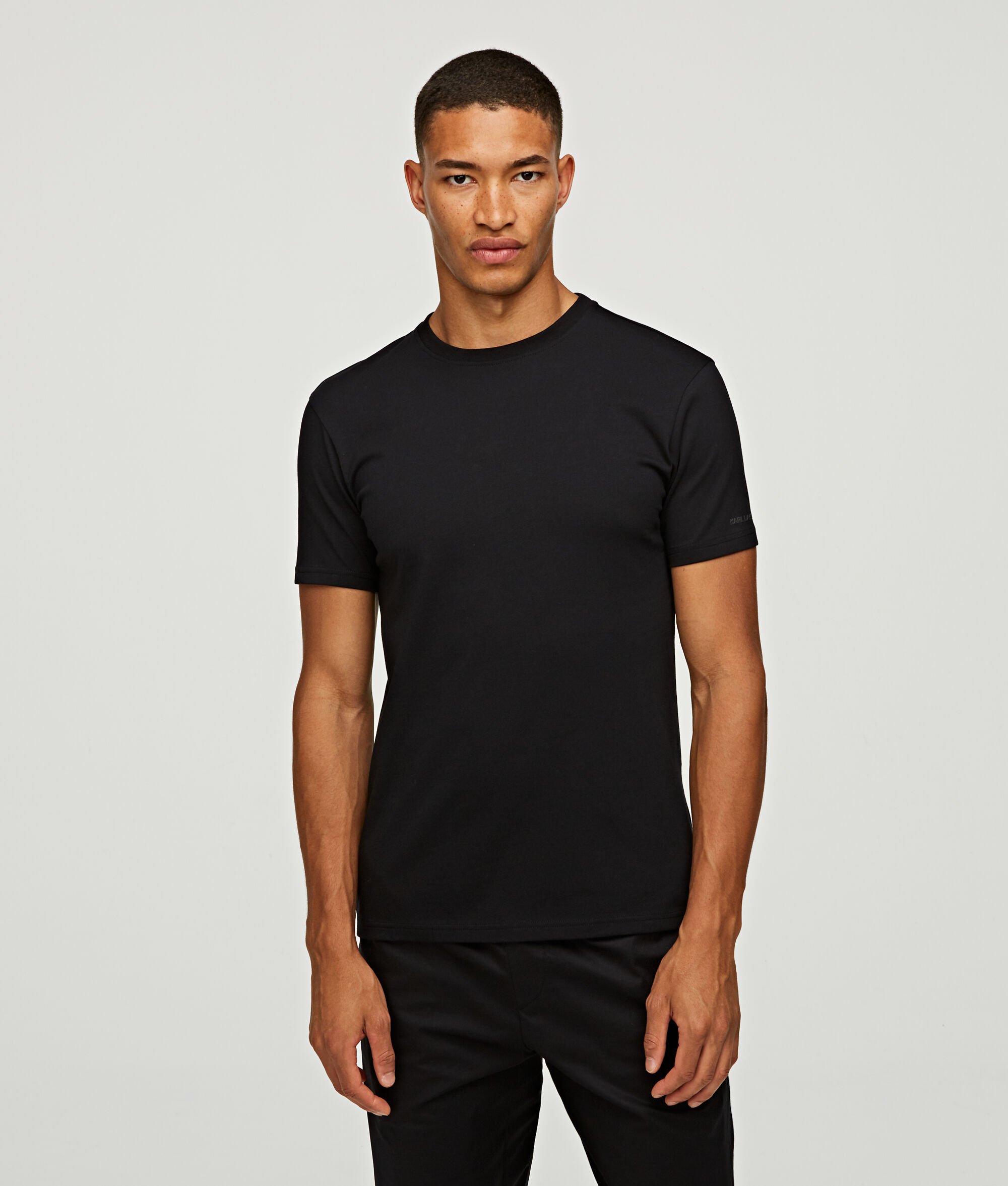 T-SHIRT À COL ROND – LOT DE 2