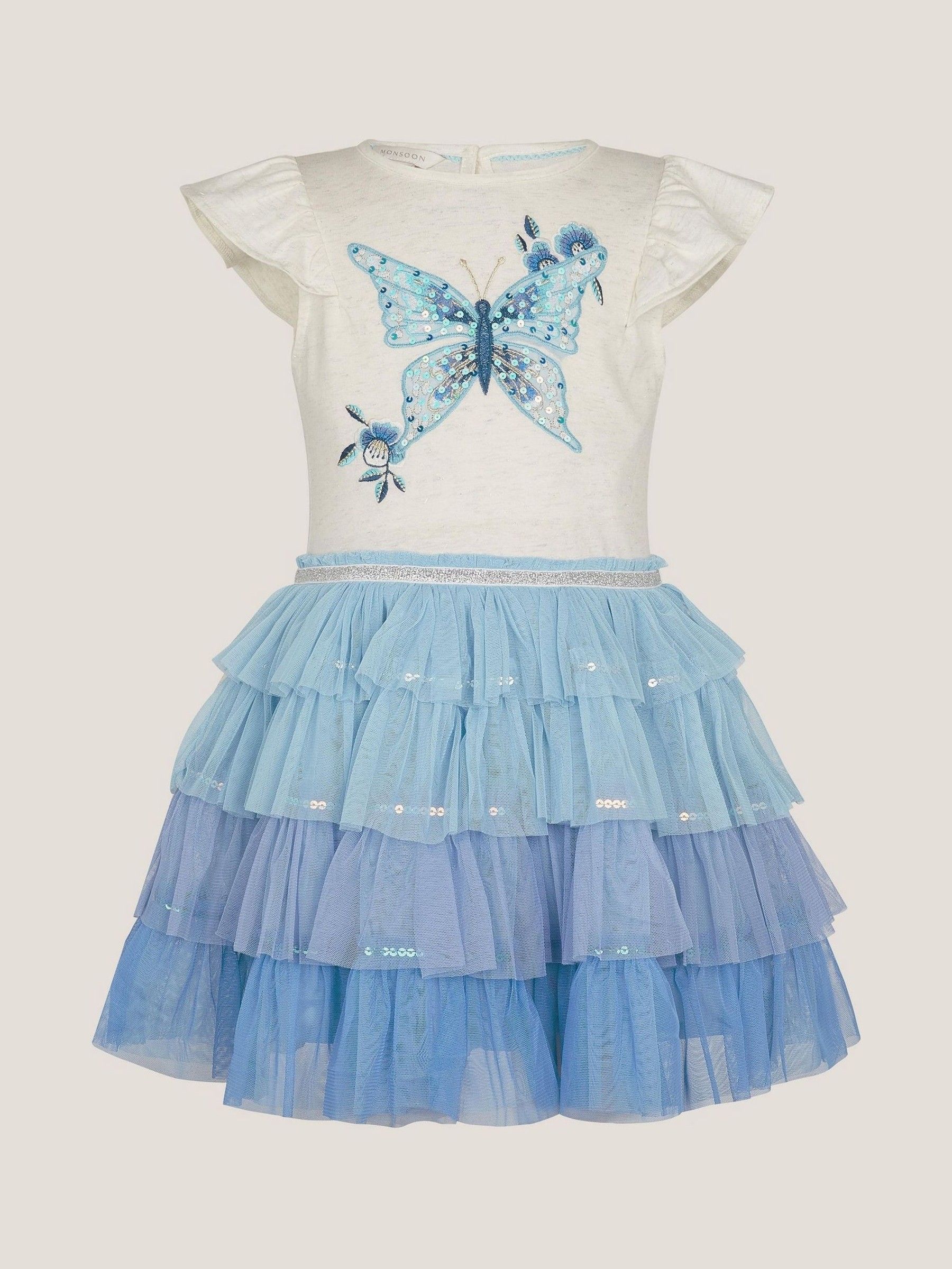 Monsoon Butterfly Sequin Disco Dress