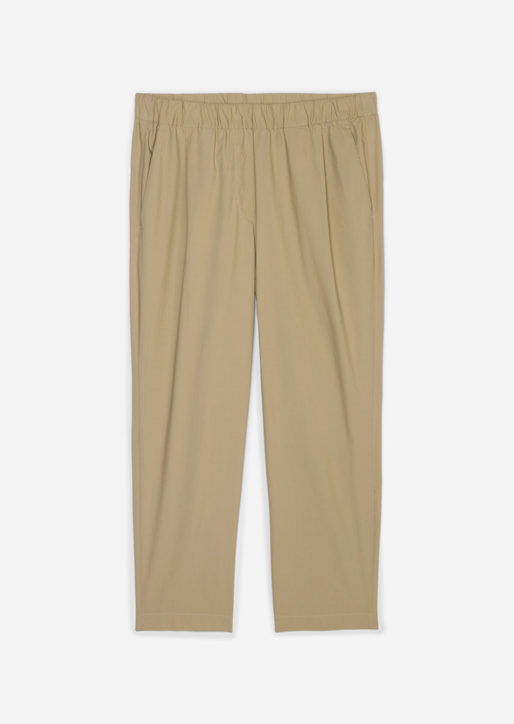 Hose im Joggpants-Stil aus Papertouch-Popeline