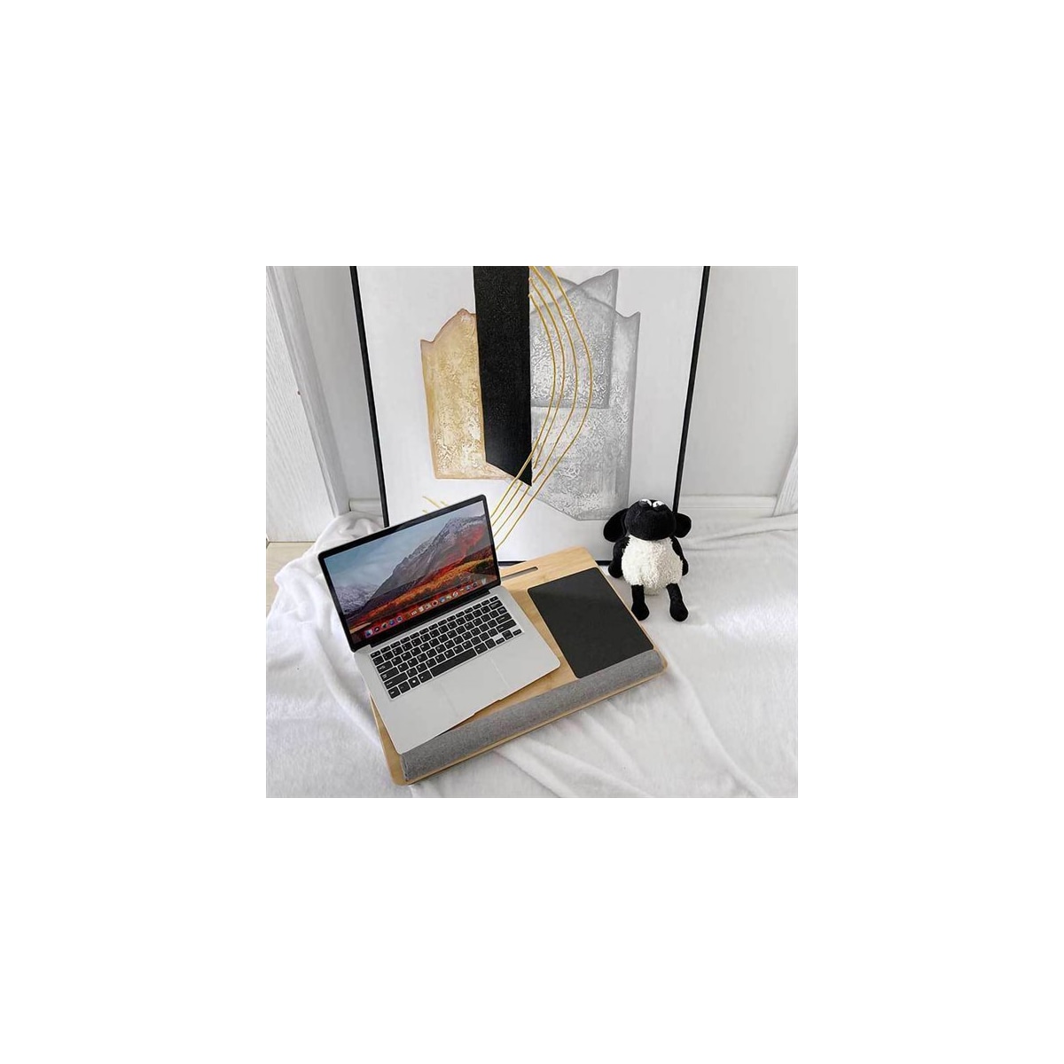 Laptopbord for kneet 55x36.6cm