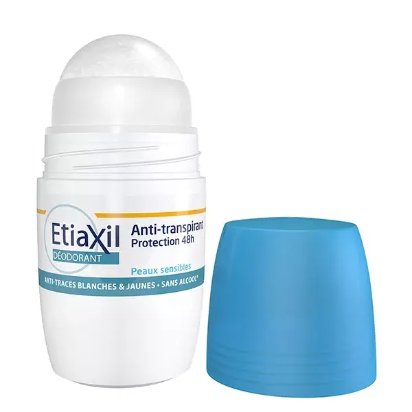 Desodorante Antitranspirante Etiaxil Roll-On com Proteção 48h, Pacote com 2 unidades de 50ml