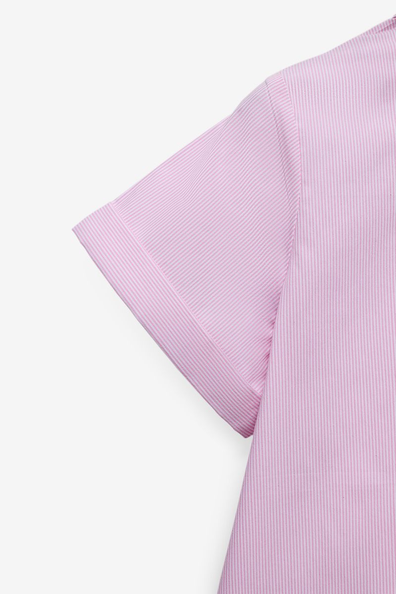 CAMISA MANGA CURTA COM RISCAS