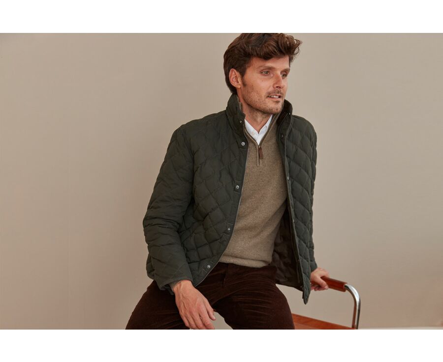 Veste matelassée homme Vert foncé - TORSTEN II