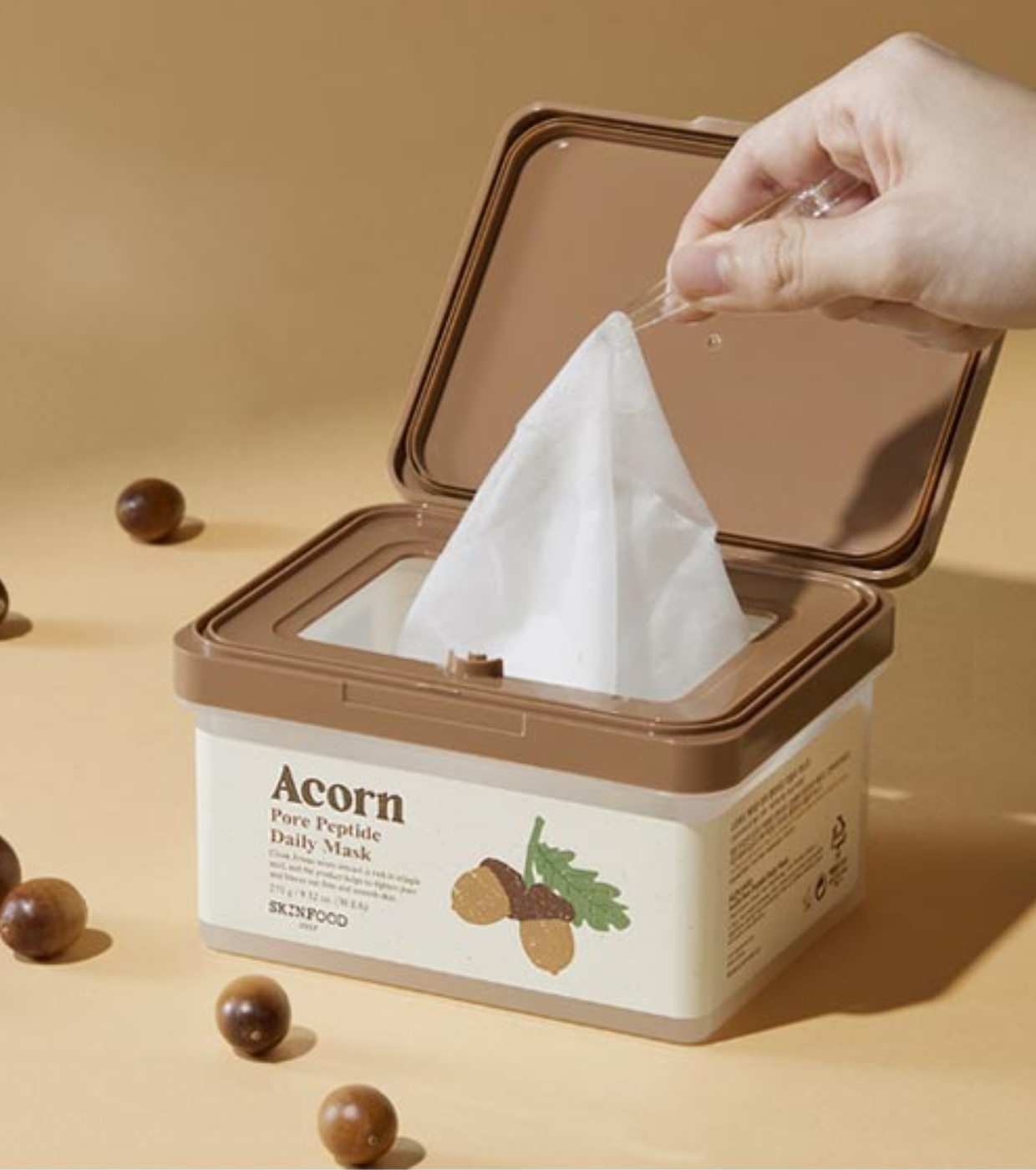 Skinfood - Máscara Facial Diária Acorn Pore Peptide - 30 uds