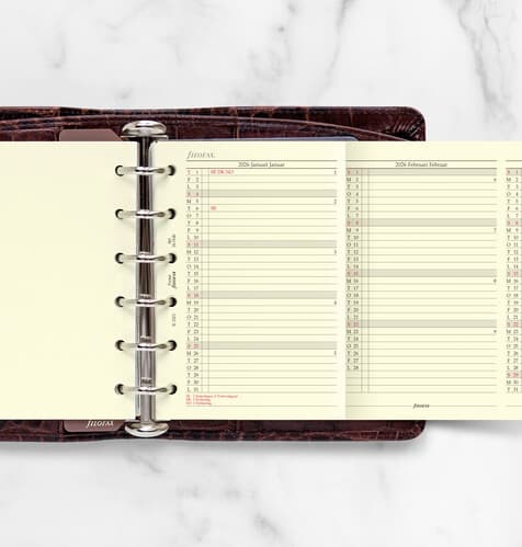 Årsplan Pocket 2026, Filofax