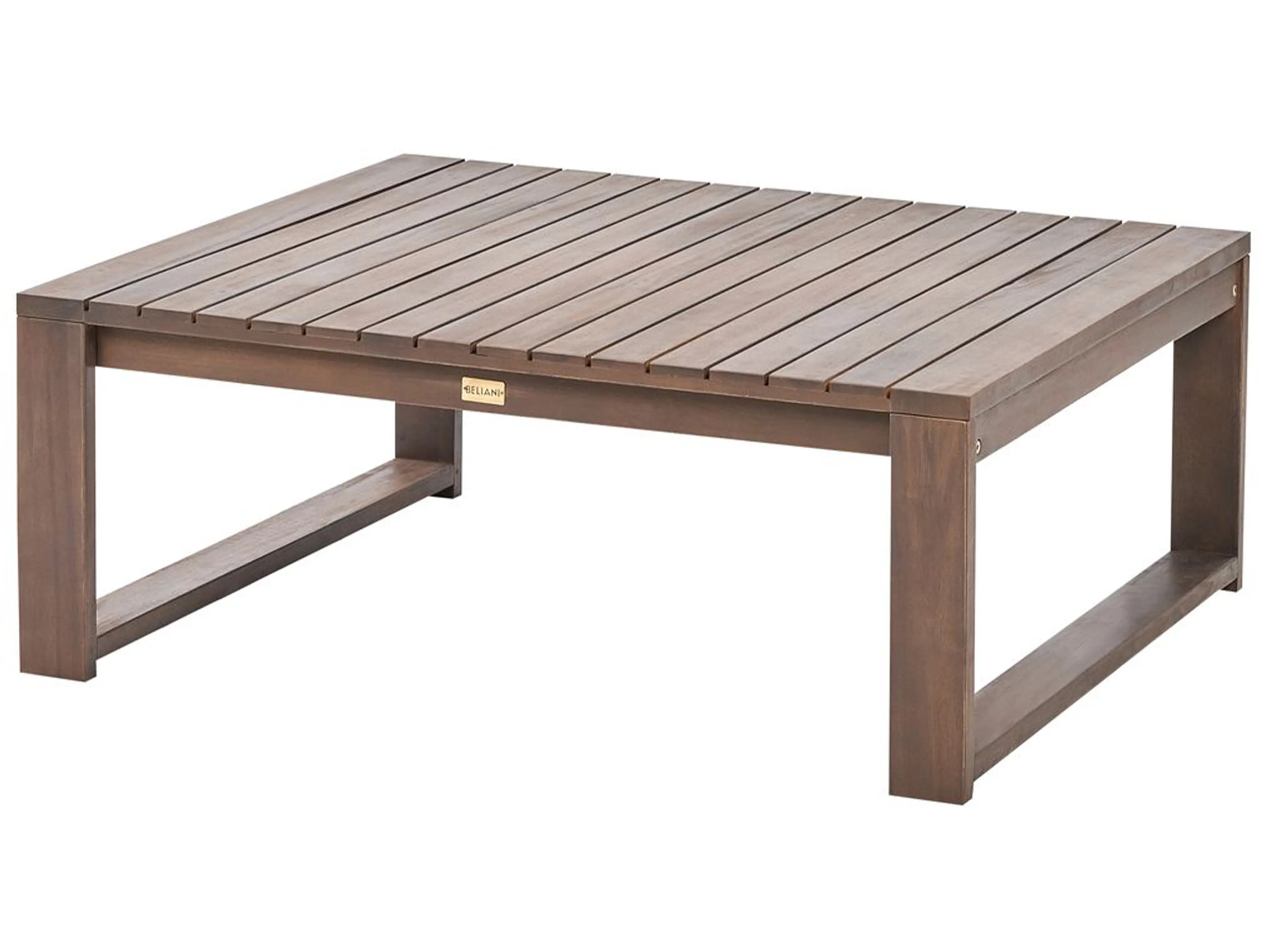 Tuin hoekloungeset met tafel 4-zits TIMOR rechtszijdig modulair Gecertificeerd acaciahout Donkerbruin