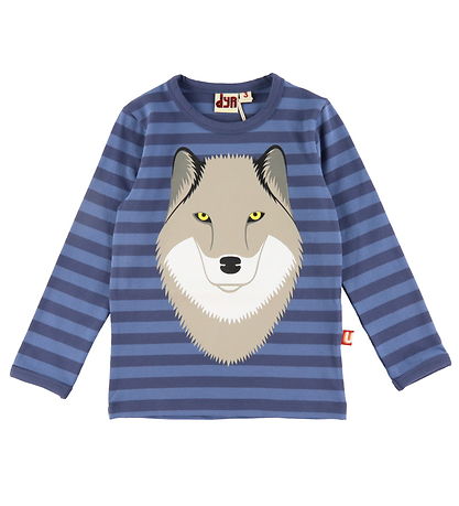 DYR-Cph Bluse - Dyrroar AOP/Steifen - Kalt Blue/Grey Marine Wolf