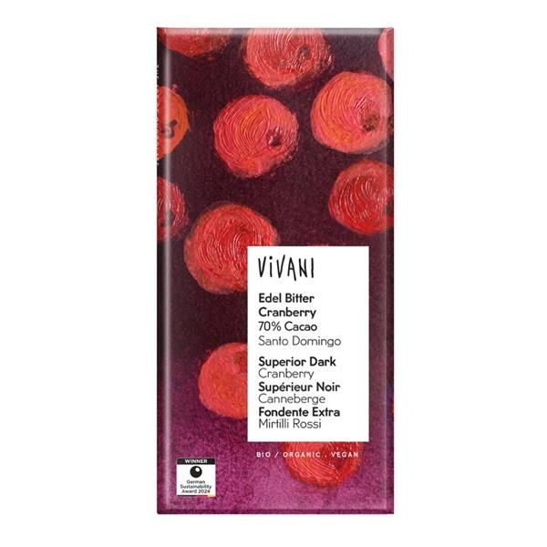 _Vivani Chocolate Preto Arandos Bio 100G