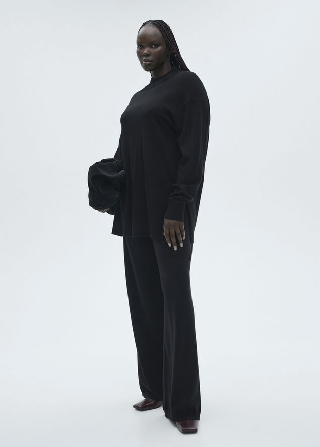 MANGO TROUSERS. -- VIEIRA Black