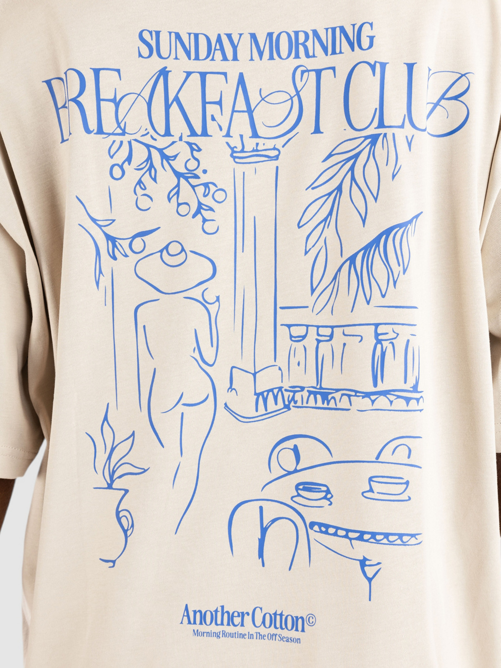 Another Cotton Lab Sunday Breakfast T-Shirt off white